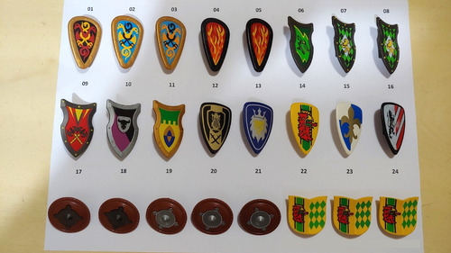 Playmobil Escudos - Cada Unidade (Usado)