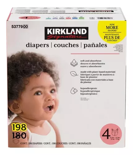 Kirkland Signature Pañales, talla 6 (132 unidades)