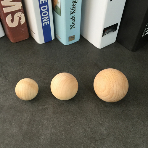 Bolas De Madera 5cm Colores Primarios Para Manualidades