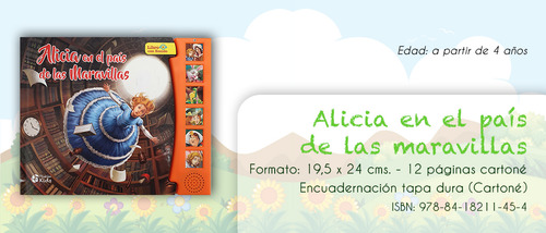Libro Alicia En El País De Las Maravillas-audiolibro