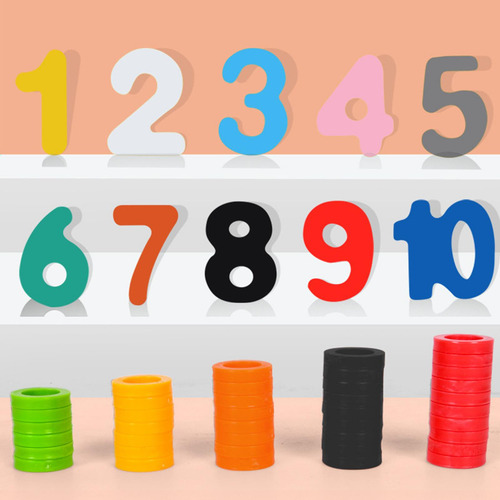 Partido Educativo De Madera Número De Matemáticas Conteo