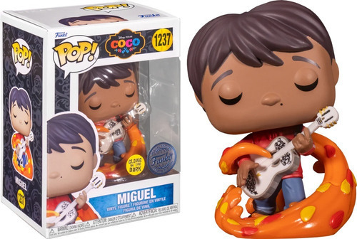 Funko Pop! Filmes Coco - Miguel com guitarra #1237 Glow