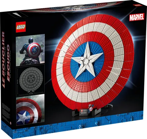 Lego Super Heroes - El escudo del Capitán América 3128 piezas 76262