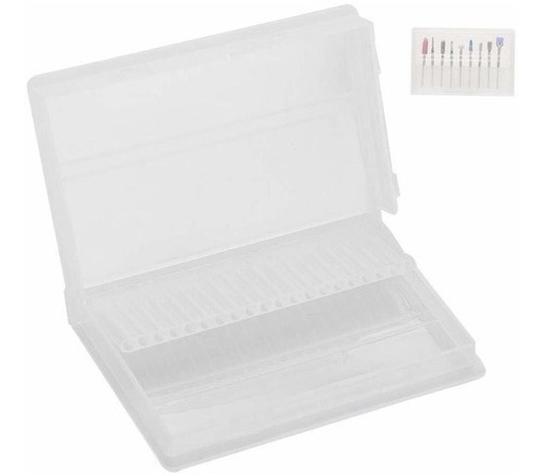 Caja Organizador De Fresas De Manicura Porta Fresas X20