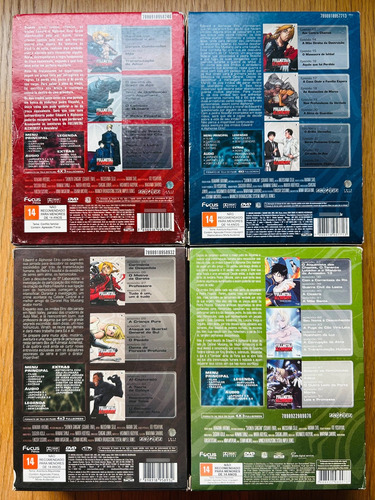 Dvd Fullmetal Alchemist - Série Anime Completa (4 Boxes) (Usado)