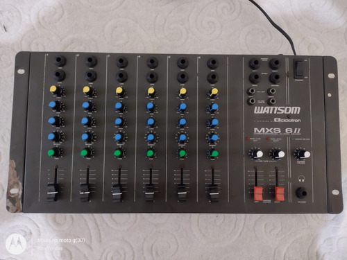 Mesa De Som 6 Canais, Mix De Som, Ciclotron, Whattson Mxs 6 (Usado)