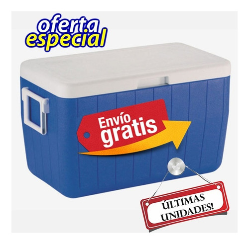 Nevera Plastica Coleman 51.1litros Cava Hielera Con Desague