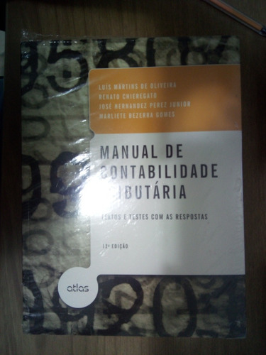 Livro Manual De Contabilidade Tributária - Oliveira