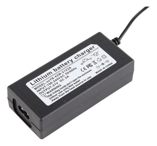 Adaptador 21v2a, Transformador De Fuente De Alimentación, In