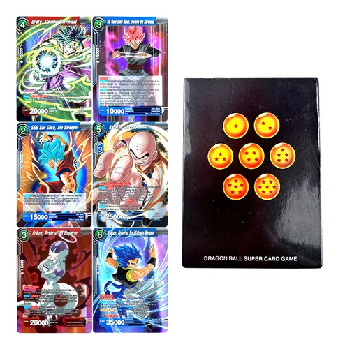 Cartas Dragon Ball Super - Cards Brillantes - Pack 50 Cartas