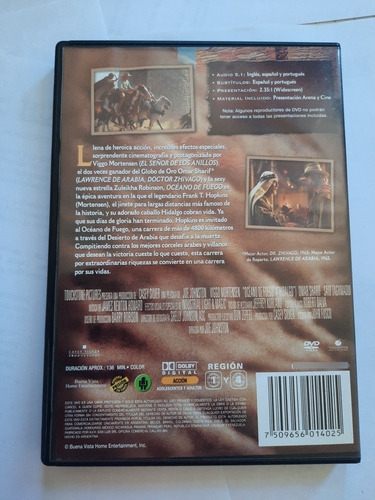 Océano De Fuego / Dvd / Viggo Mortensen