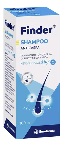 Shampoo Anticaspa Finder Biogel Ketoconazol 2%  100ml