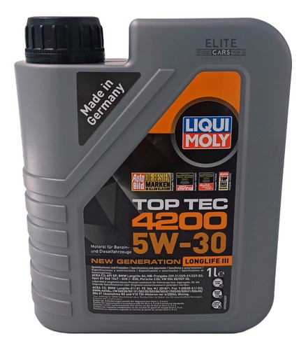 Aceite Motor 5w30 Liqui Moly Top Tec 4200 1l Sintetico