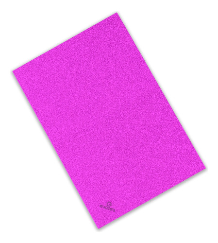 Plancha Goma Eva Glitter 40x60 Cm Color Fucsia