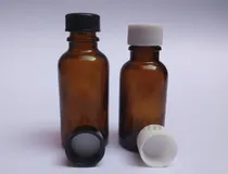 Comprar 150 Frascos De Vidrio Ámbar 20 O 30 Ml Tapa Plana