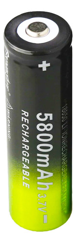 Pila Recargable Skywolfeye Medida Lt 18650 Cilíndrica Verde 5800 3.7v Mah Litio