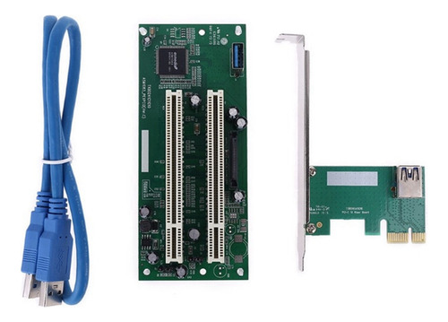 Soporte De Tarjeta De Expansión Pci-e A Doble Ranura Pci Par