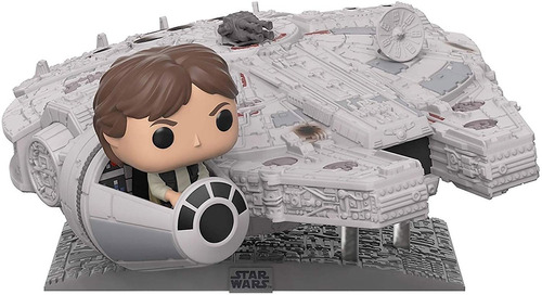 Funko Pop! Bobble Head, Han Solo Y Millennium Falcon En