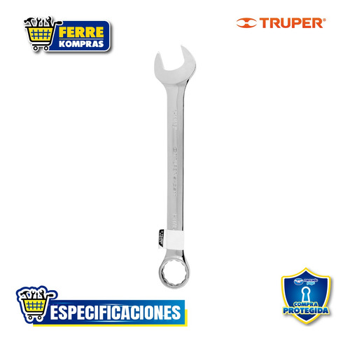 Llave Combinada Extralarga 1-11/16 X 483 Mm Largo 15632