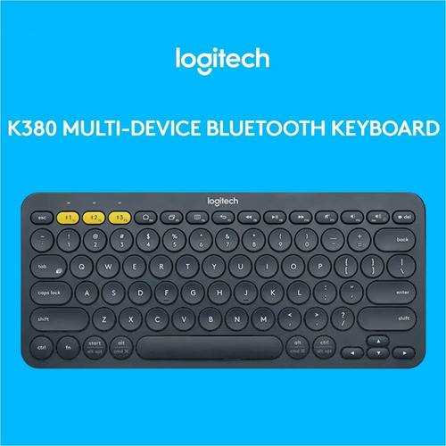 Imagen 3 de 10 de Teclado Bluetooth Multi-dispositivo Logitech K380 - Negro