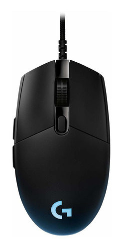 Imagen 1 de 3 de Mouse de juego Logitech  Pro Series Pro negro