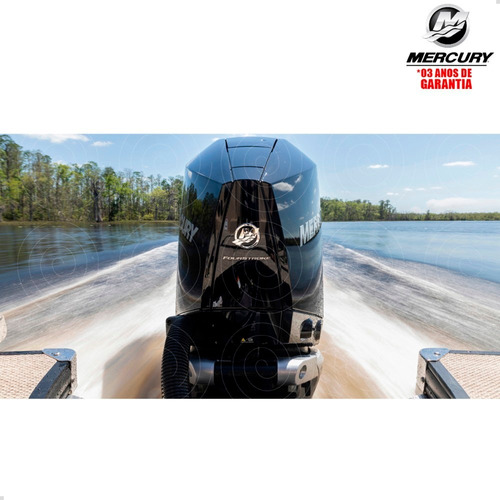 Motor De Popa Mercury 4t 250hp Xl V8 Dts Pess Física Branco