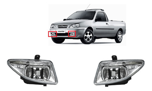 Faros Niebla Ford Fiesta Ikon/courier 2000 2001 2002 2003