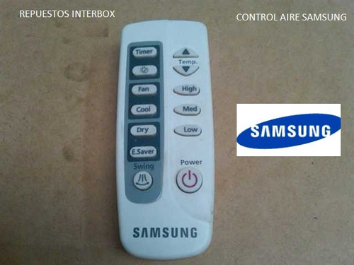 Control Remoto Aire Samsung Ventana Nuevo Original