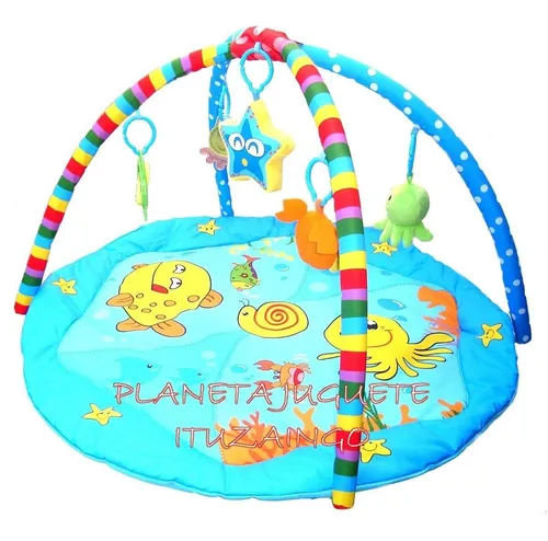 Gimnasio Para Bebe Bebesit Acolchado Con Sonajeros Planeta