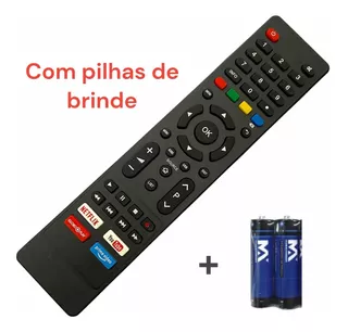 Controle Remoto Para Philco Smart Tv 4k 32 40 42 43 49 E 50