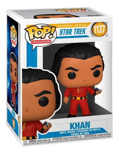Imagen 2 de 2 de Funko Pop! Television: Khan Star Trek La Serie Original