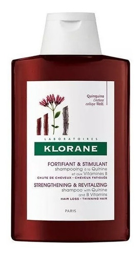 Klorane Shampoo Con Quinina Fortificante Anticaída 400ml
