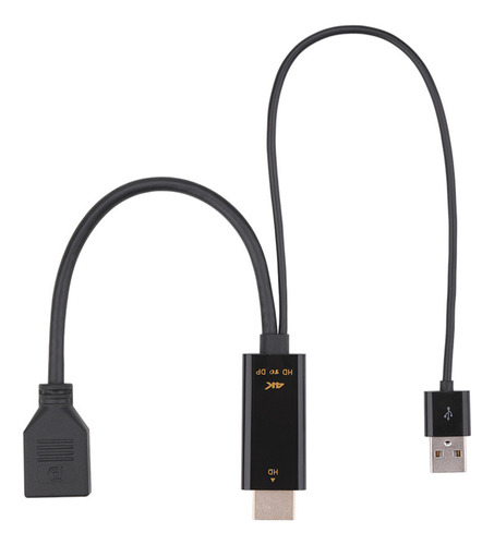 Adaptador De Vídeo Compatible Con Hdmi Macho A Displayport D