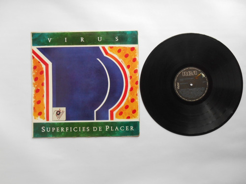 Lp Vinilo Virus Superficies De Placer Edición Colombia  1987