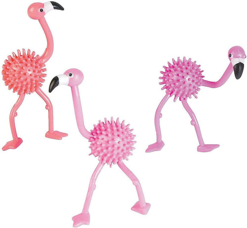 Flamingo Porcupine Bendables  Juego A Granel De 24  Lua...