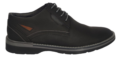 Zapato Oxford Para Hombre En Cuero Ref. Cóndor Café Y Negro