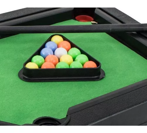 Snooker Infantil Mini Jogo Sinuca Com Bolinhas 20 Pçs