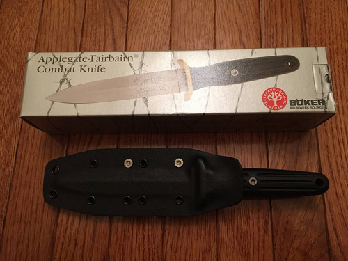 Boker Puerta Fairbairn Combate Ii Cuchillo Negro Talla Única