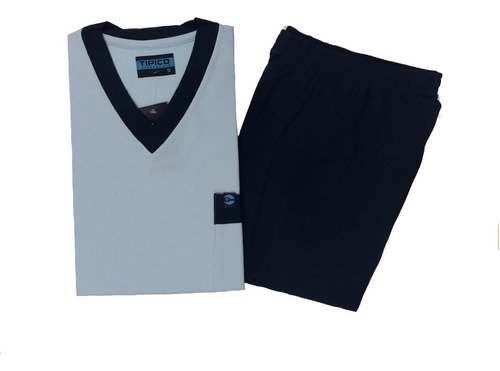 Pijama M/ Corta Jersey Combinado T/esp 100% ALG  Tipico 730