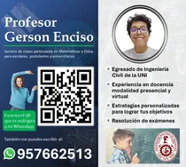 Comprar Profesor Uni - Clases Particulares - Matemáticas