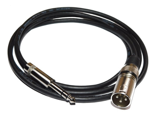 Cable Canon Xlr Macho A Plug Trs Balanceado 2 Mts Audiopipe