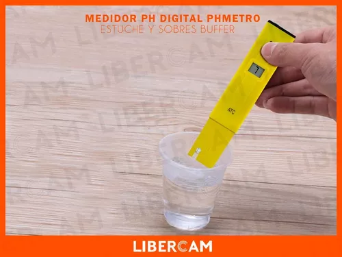 Medidor De Ph Digital Agua Tester Peachimetro Liquidos 14 Ph