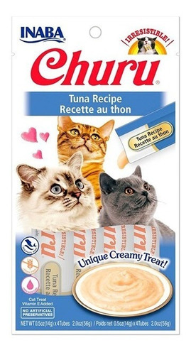 Snack Para Gatos Ciao Churu Sabor Atún Pethome