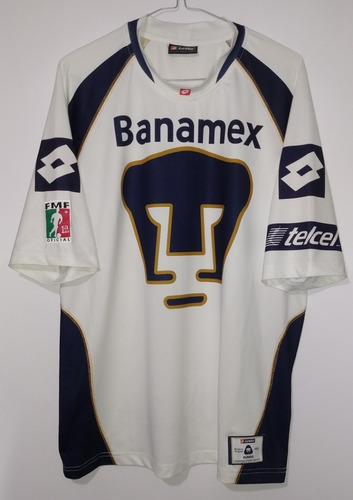 Jersey Pumas Unam Local Lotto Torneo Apertura 2002 Talla Xl