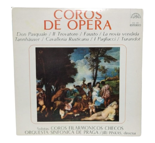 Coros Filarmonicos Checos  Coros De Opera, Lp