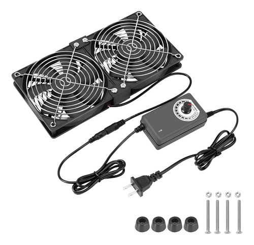 Keyfanclub Ventiladores De Computadora Duales De 120 Mm De A