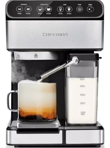 Barista Pro Espresso Machine 6/1 Brew Stream Froth Chefman 