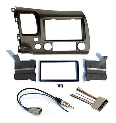 Marco Adaptador Estereo Honda Civic New + Camara Oferta !!!