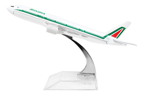 Hora Alitalia Boeing Modelo Aleacion Metal Avion Fundido