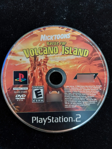 Nictoons Volcano Island Ps2